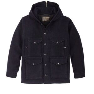 Filson Men's Mackinaw Wool Hooded Cruiser new Medium